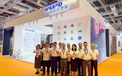 聚勢上海，智見未來——海利得參展DOMOTEX Asia 2025，以環?？萍假x能地面材料創新實踐